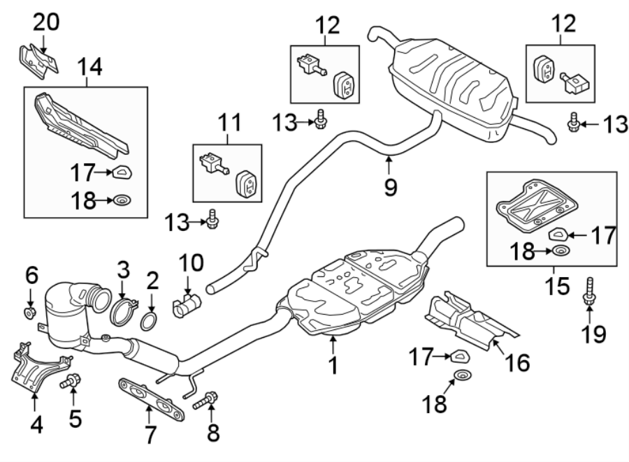 15EXHAUST SYSTEM. EXHAUST COMPONENTS.https://images.simplepart.com/images/parts/motor/fullsize/9247248.png