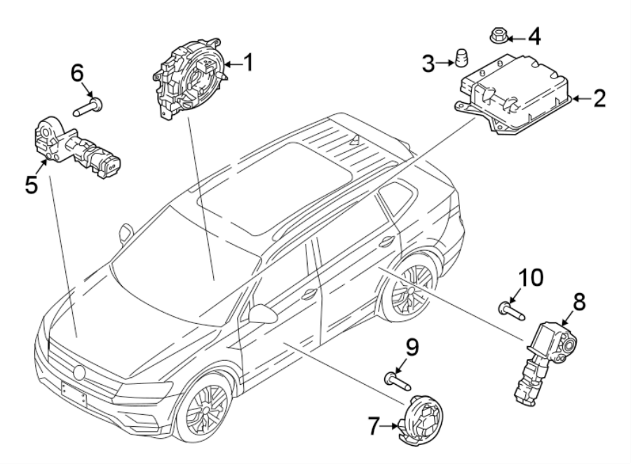 RESTRAINT SYSTEMS. AIR BAG COMPONENTS.