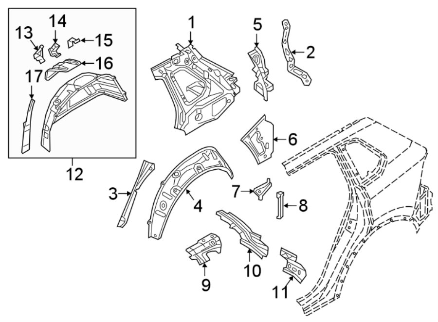 16QUARTER PANEL. INNER STRUCTURE.https://images.simplepart.com/images/parts/motor/fullsize/9247630.png