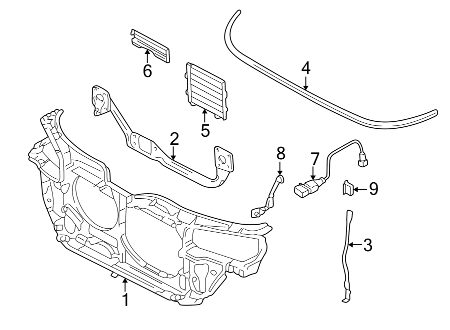 6RADIATOR SUPPORT.https://images.simplepart.com/images/parts/motor/fullsize/9250030.png