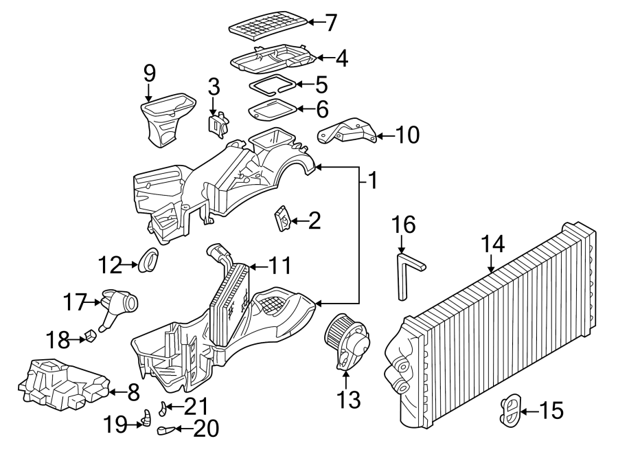 7AIR CONDITIONER & HEATER. EVAPORATOR & HEATER COMPONENTS.https://images.simplepart.com/images/parts/motor/fullsize/9250150.png