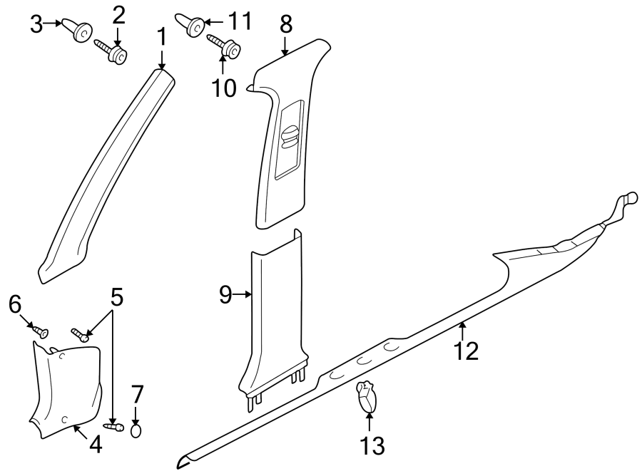 11PILLARS. ROCKER & FLOOR. INTERIOR TRIM.https://images.simplepart.com/images/parts/motor/fullsize/9250565.png