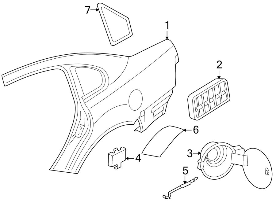 4GLASS. QUARTER PANEL & COMPONENTS.https://images.simplepart.com/images/parts/motor/fullsize/9250650.png