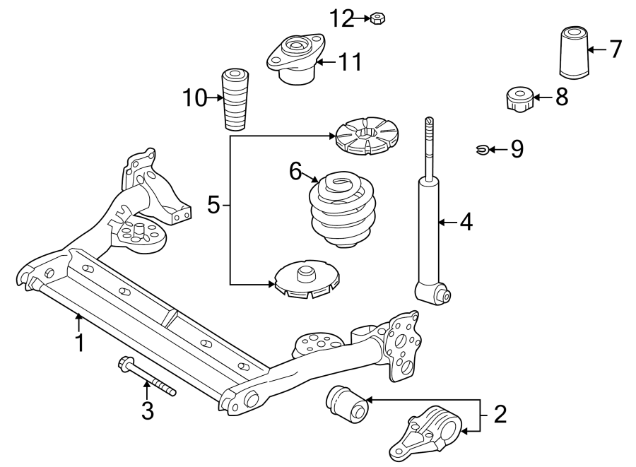 REAR SUSPENSION. SUSPENSION COMPONENTS.