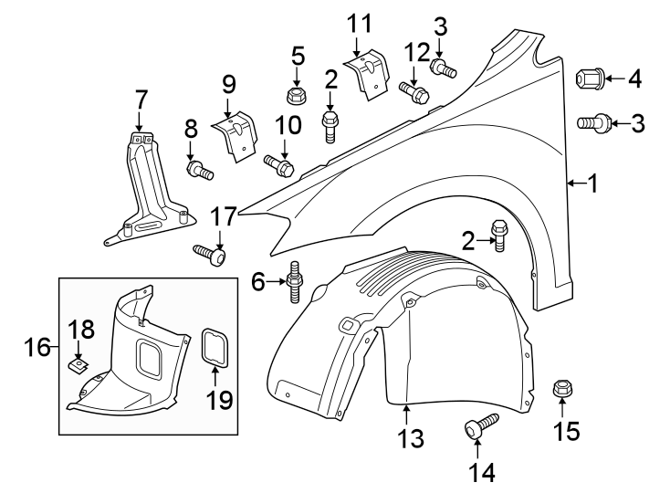 Fender & components.