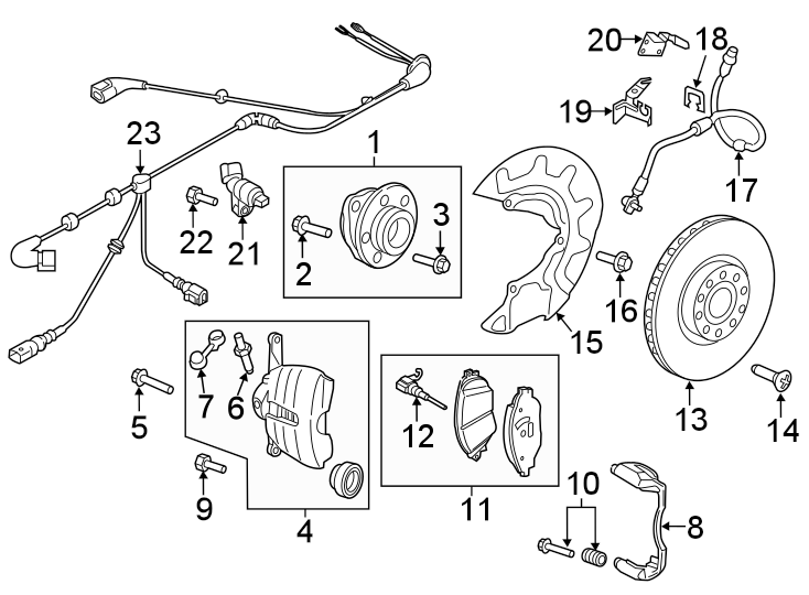 1Front suspension. Brake components.https://images.simplepart.com/images/parts/motor/fullsize/9251265.png