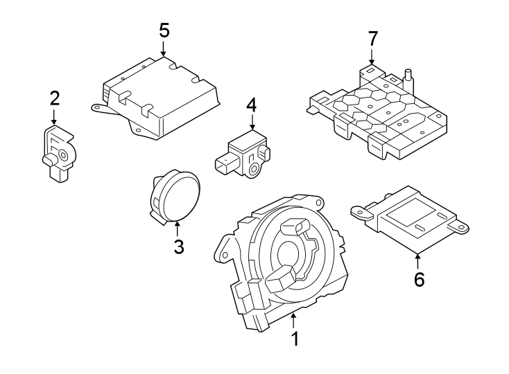 6Restraint systems. Air bag components.https://images.simplepart.com/images/parts/motor/fullsize/9251425.png