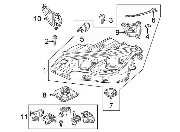 7Front lamps. Headlamps.https://images.simplepart.com/images/parts/motor/fullsize/9253025.png