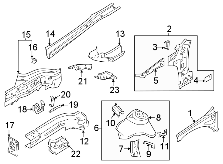 9Fender. Structural components & rails.https://images.simplepart.com/images/parts/motor/fullsize/9253115.png