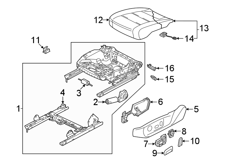 1Seats & tracks. Front seat components.https://images.simplepart.com/images/parts/motor/fullsize/9253430.png