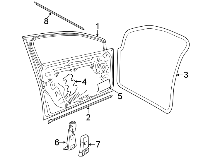 5Front door. Door & components.https://images.simplepart.com/images/parts/motor/fullsize/9253525.png