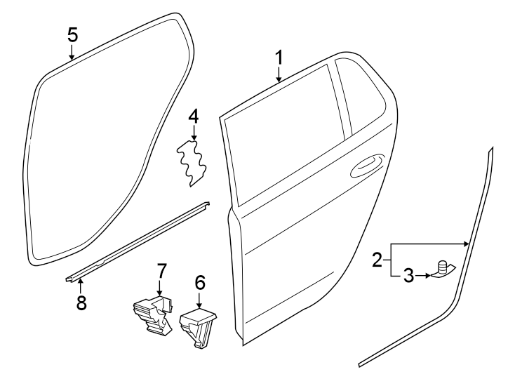 4Rear door. Door & components.https://images.simplepart.com/images/parts/motor/fullsize/9253560.png