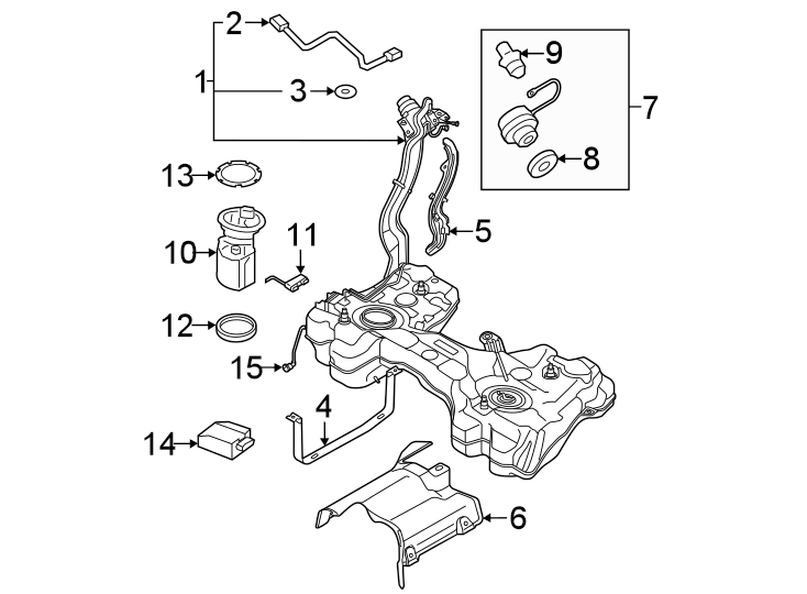 11Fuel system components.https://images.simplepart.com/images/parts/motor/fullsize/9253610.png