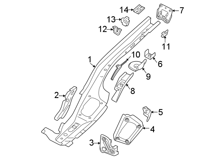 12Rear body & floor. Rails & components.https://images.simplepart.com/images/parts/motor/fullsize/9253657.png