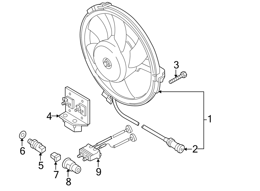 8Radiator support. Cooling fan.https://images.simplepart.com/images/parts/motor/fullsize/9255110.png