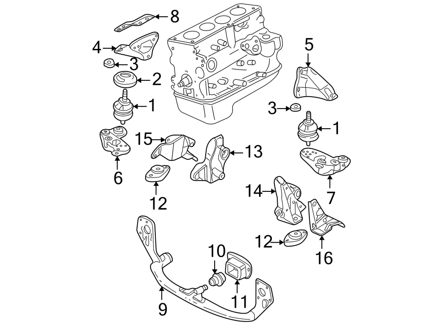 16ENGINE / TRANSAXLE. ENGINE & TRANS MOUNTING.https://images.simplepart.com/images/parts/motor/fullsize/9255215.png