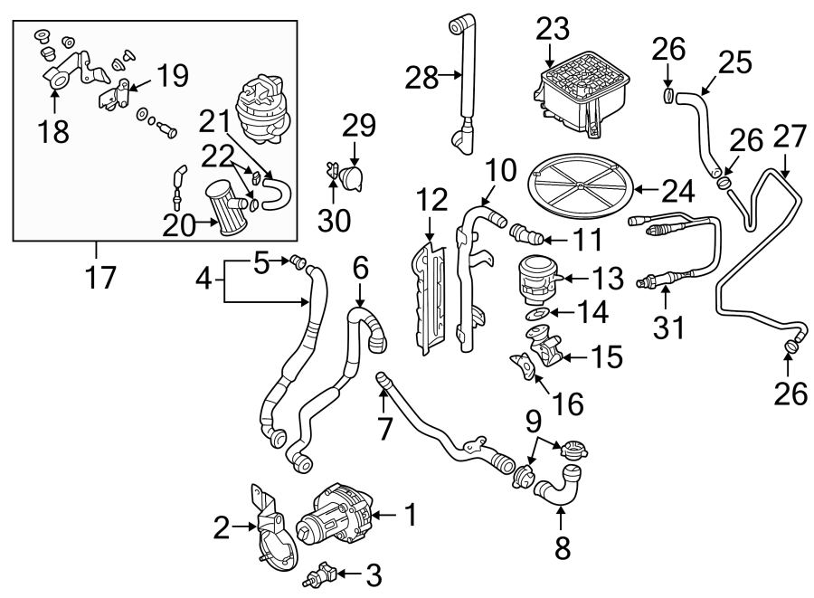 8EMISSION SYSTEM. EMISSION COMPONENTS.https://images.simplepart.com/images/parts/motor/fullsize/9255275.png