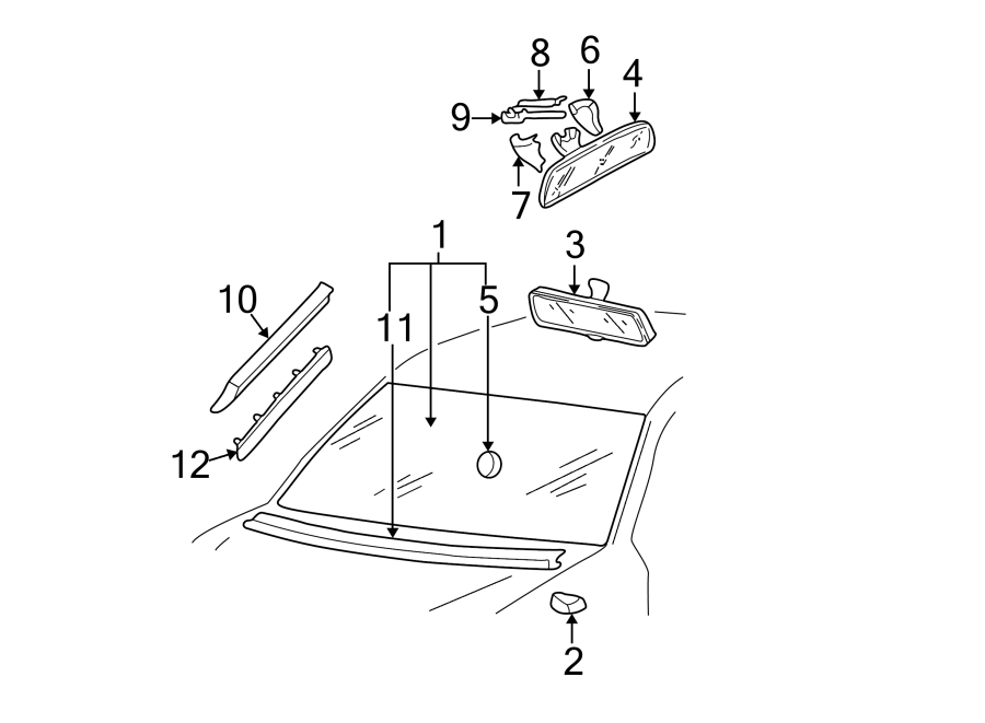 8WINDSHIELD. GLASS. REVEAL MOLDINGS.https://images.simplepart.com/images/parts/motor/fullsize/9255345.png