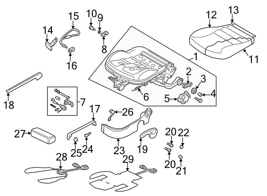 5SEATS & TRACKS. FRONT SEAT COMPONENTS.https://images.simplepart.com/images/parts/motor/fullsize/9255415.png