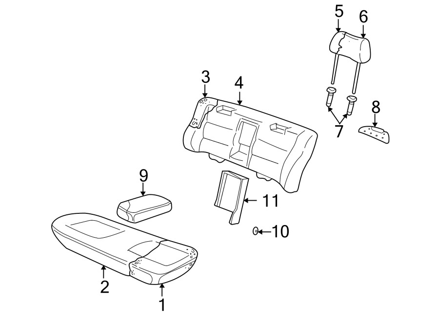 11SEATS & TRACKS. REAR SEAT COMPONENTS.https://images.simplepart.com/images/parts/motor/fullsize/9255420.png