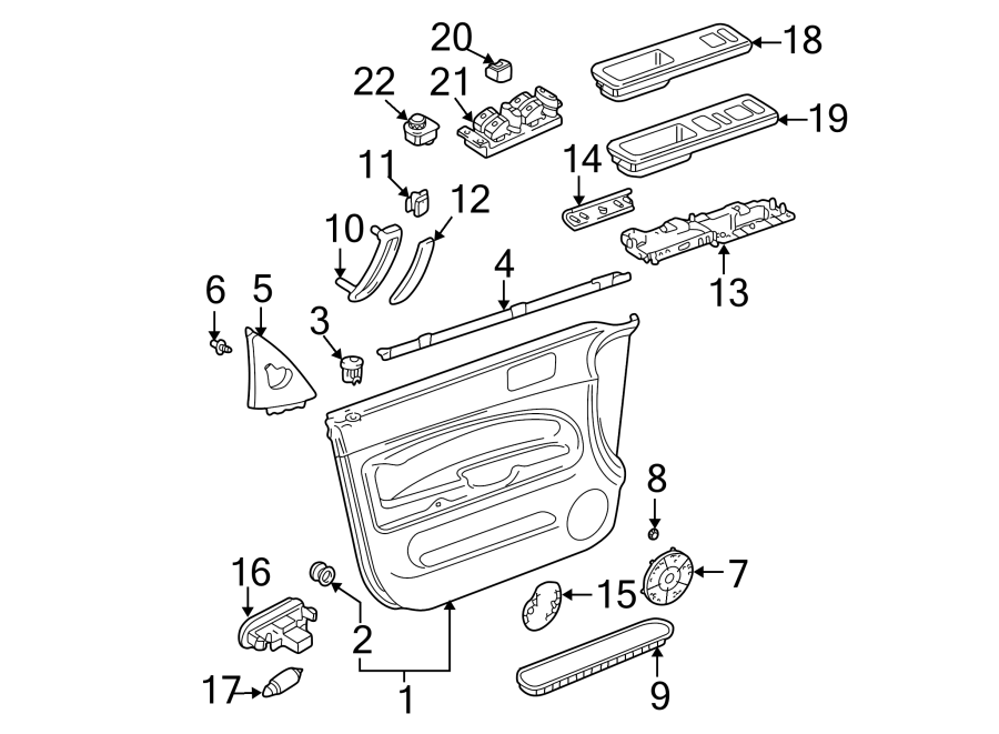 3Front door. Interior trim.https://images.simplepart.com/images/parts/motor/fullsize/9255560.png