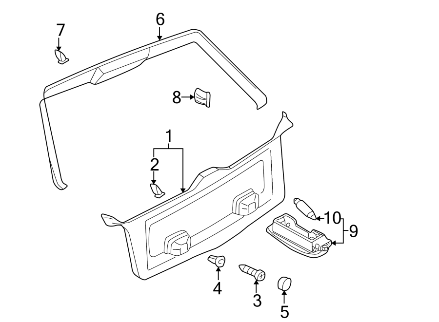 3LIFT GATE. INTERIOR TRIM.https://images.simplepart.com/images/parts/motor/fullsize/9255775.png