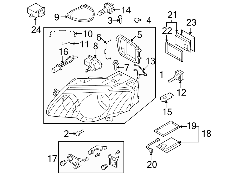 10FRONT LAMPS. HEADLAMP COMPONENTS.https://images.simplepart.com/images/parts/motor/fullsize/9256025.png