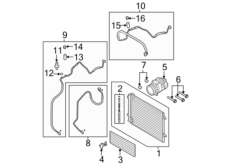 11AIR CONDITIONER & HEATER. COMPRESSOR & LINES.https://images.simplepart.com/images/parts/motor/fullsize/9256130.png