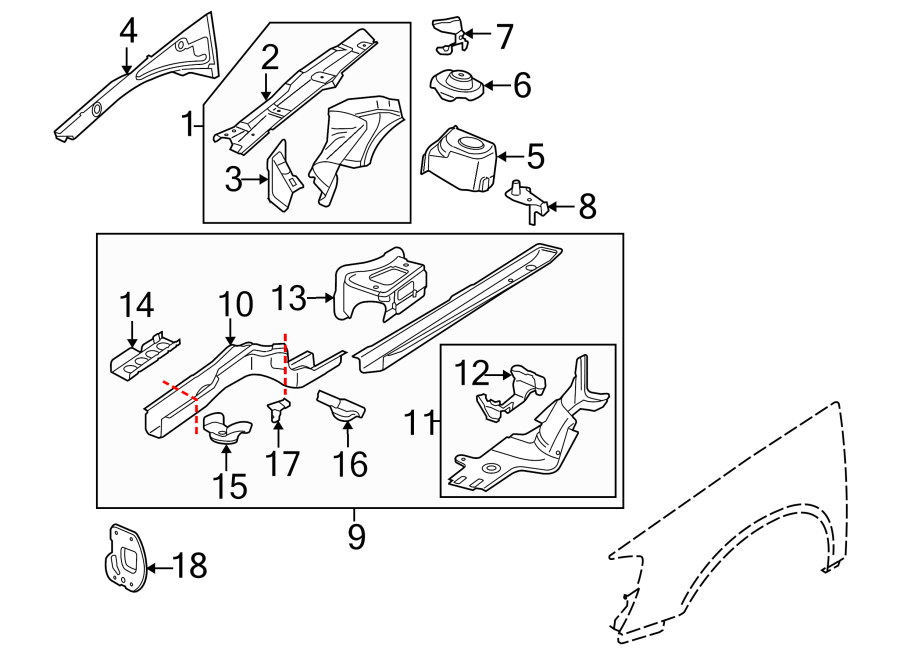 8FENDER. STRUCTURAL COMPONENTS & RAILS.https://images.simplepart.com/images/parts/motor/fullsize/9256155.png