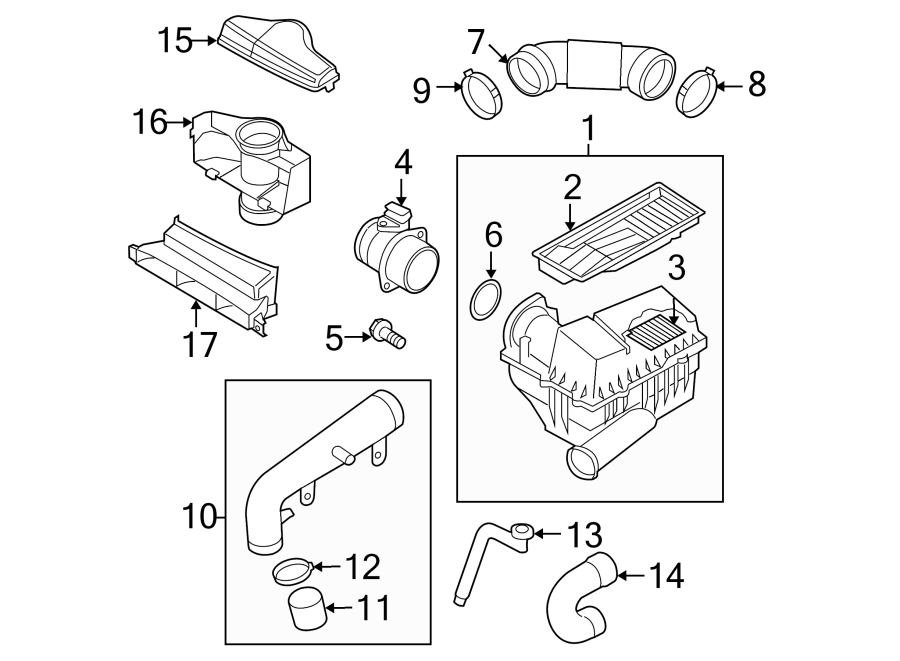 ENGINE / TRANSAXLE. AIR INTAKE.