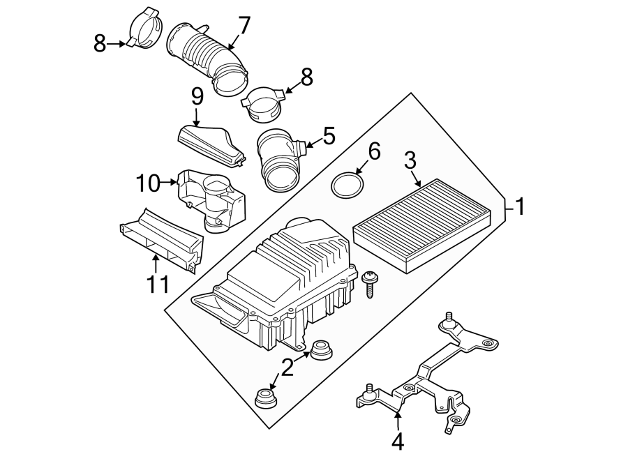 9ENGINE / TRANSAXLE. AIR INTAKE.https://images.simplepart.com/images/parts/motor/fullsize/9256255.png