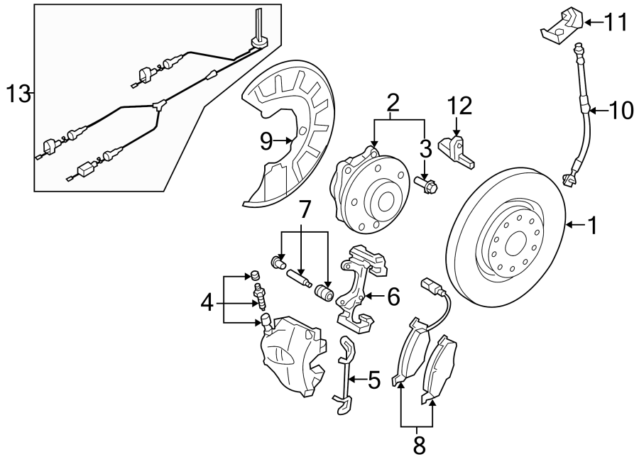 8FRONT SUSPENSION. BRAKE COMPONENTS.https://images.simplepart.com/images/parts/motor/fullsize/9256310.png