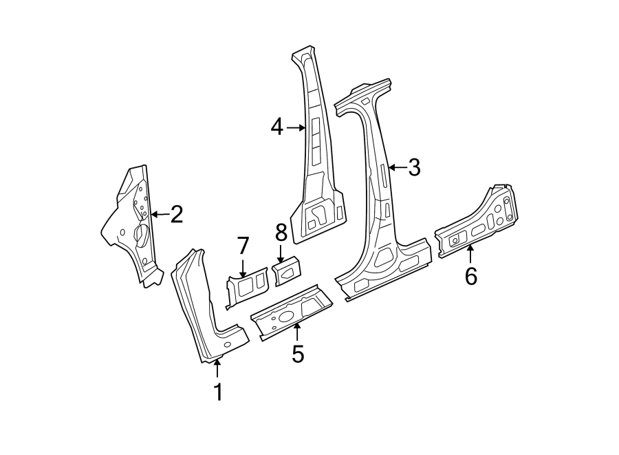 7PILLARS. ROCKER & FLOOR. CENTER PILLAR. HINGE PILLAR. ROCKER PANEL.https://images.simplepart.com/images/parts/motor/fullsize/9256550.png