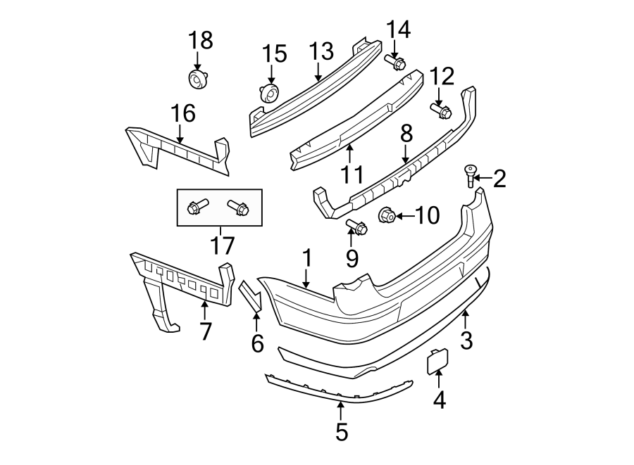 14REAR BUMPER. BUMPER & COMPONENTS.https://images.simplepart.com/images/parts/motor/fullsize/9256835.png