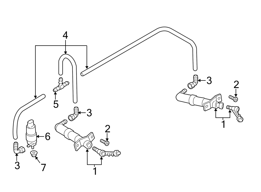 FRONT LAMPS. WASHER COMPONENTS.