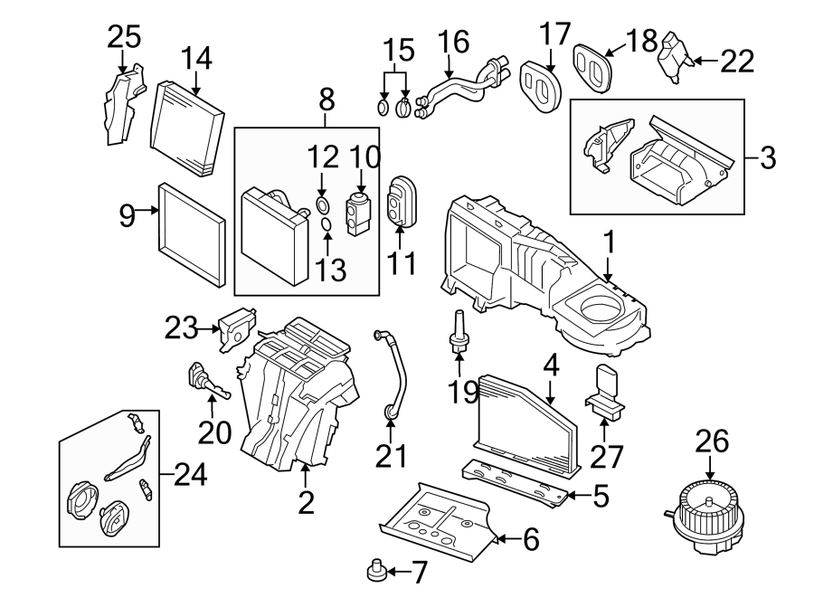 22AIR CONDITIONER & HEATER. EVAPORATOR & HEATER COMPONENTS.https://images.simplepart.com/images/parts/motor/fullsize/9257130.png