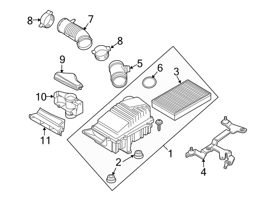 9ENGINE / TRANSAXLE. AIR INTAKE.https://images.simplepart.com/images/parts/motor/fullsize/9257255.png