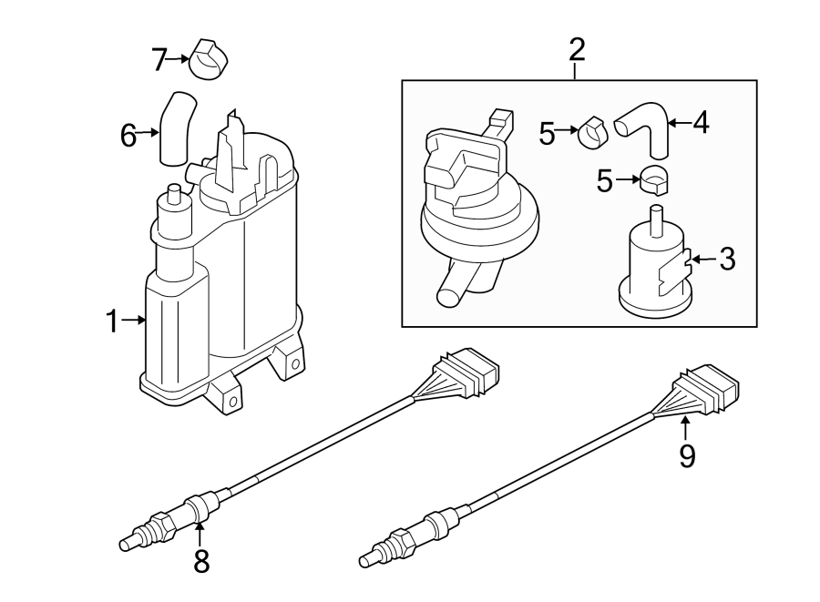 9Emission system. Emission components.https://images.simplepart.com/images/parts/motor/fullsize/9257295.png