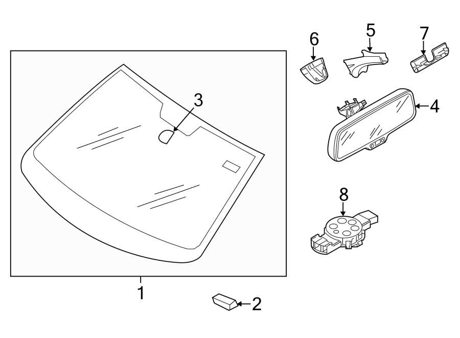 8WINDSHIELD GLASS.https://images.simplepart.com/images/parts/motor/fullsize/9257377.png