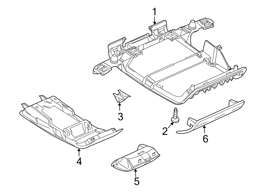 OVERHEAD CONSOLE.