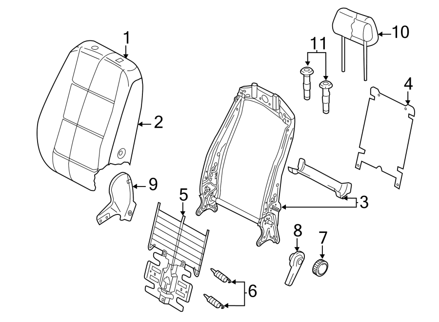 7SEATS & TRACKS. FRONT SEAT COMPONENTS.https://images.simplepart.com/images/parts/motor/fullsize/9257460.png