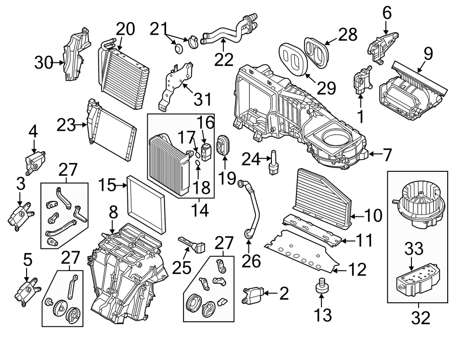 6Air conditioner & heater. Electrical. Evaporator & heater components.https://images.simplepart.com/images/parts/motor/fullsize/9258170.png