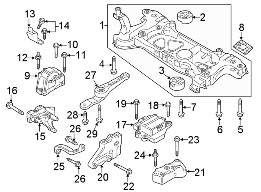 24ENGINE / TRANSAXLE. ENGINE & TRANS MOUNTING.https://images.simplepart.com/images/parts/motor/fullsize/9258311.png