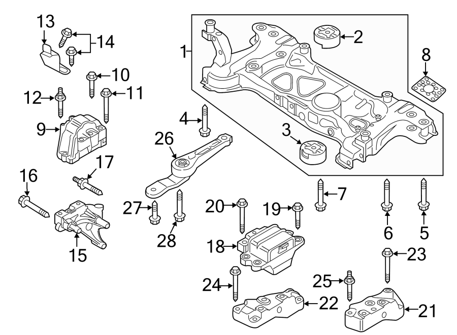 4ENGINE / TRANSAXLE. ENGINE & TRANS MOUNTING.https://images.simplepart.com/images/parts/motor/fullsize/9258330.png