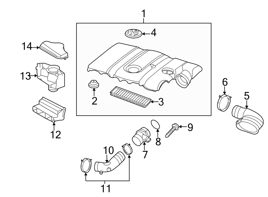 ENGINE / TRANSAXLE. AIR INTAKE.