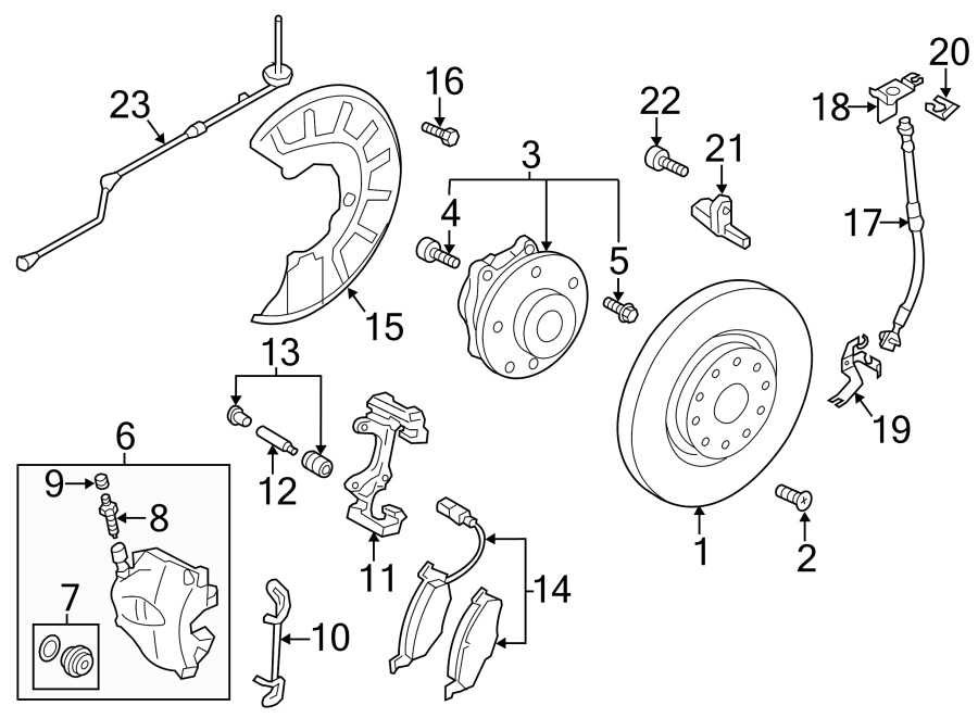 19FRONT SUSPENSION. BRAKE COMPONENTS.https://images.simplepart.com/images/parts/motor/fullsize/9258470.png