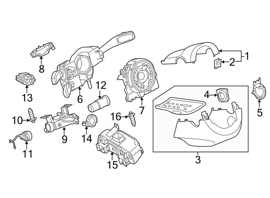 14STEERING COLUMN. SHROUD. SWITCHES & LEVERS.https://images.simplepart.com/images/parts/motor/fullsize/9258540.png