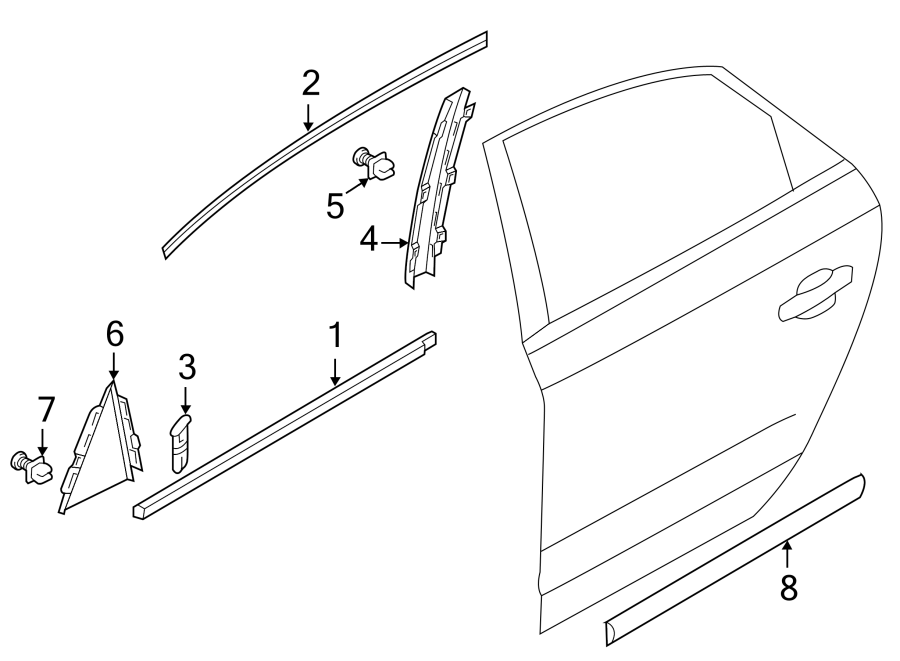 8REAR DOOR. EXTERIOR TRIM.https://images.simplepart.com/images/parts/motor/fullsize/9258745.png