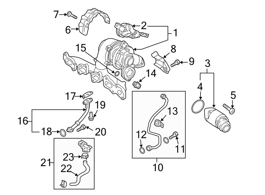 2ENGINE / TRANSAXLE. TURBOCHARGER & COMPONENTS.https://images.simplepart.com/images/parts/motor/fullsize/9258955.png