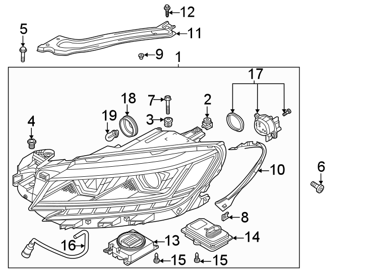 13FRONT LAMPS. HEADLAMP COMPONENTS.https://images.simplepart.com/images/parts/motor/fullsize/9259025.png